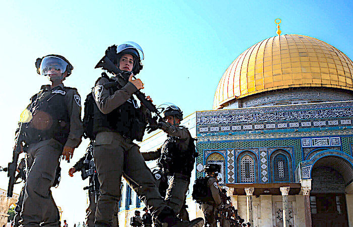 Click to enlarge Dome of the Rock/Israeli police