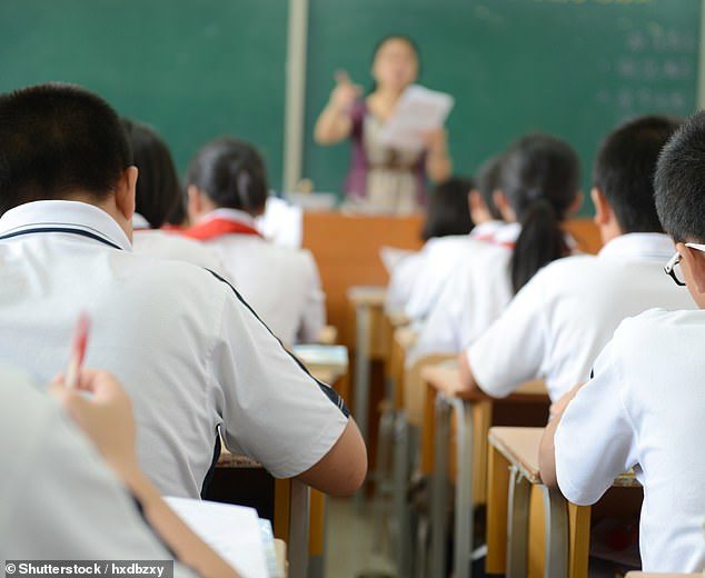 Click to enlarge children in classroom