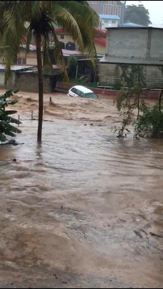 Flooding in Cocorite, Trinidad, 22 September 2019