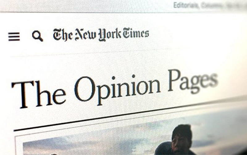 new york times nyt opinion pages logo