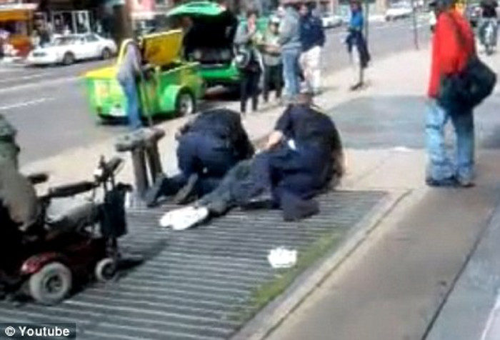 Police Handling Disabled!