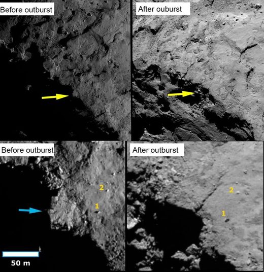 Click to enlarge Comet 67P