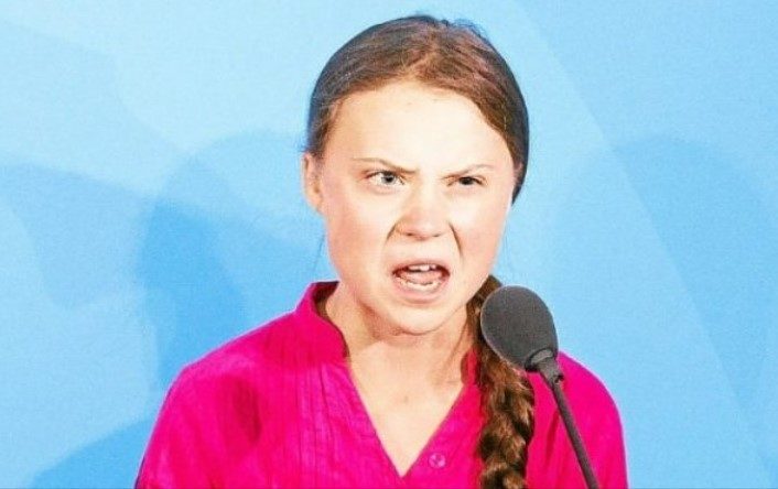 Click to enlarge angry greta thunberg