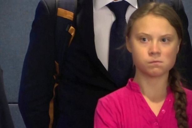 thunberg stare trump glare