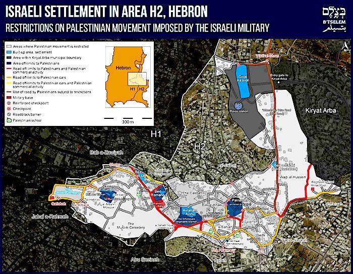 Click to enlarge Hebron Map