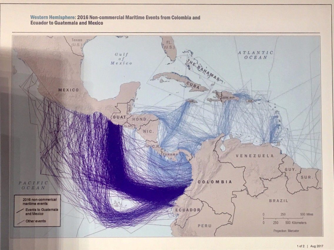 Click to enlarge drug smuggling routes latin america