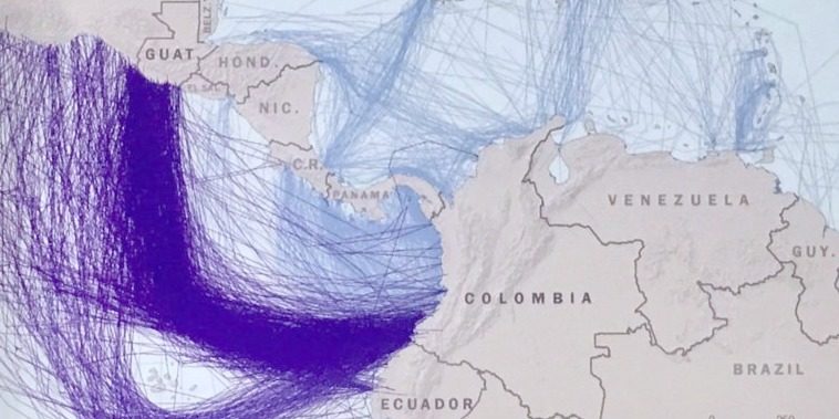 Click to enlarge drug smuggling latin america