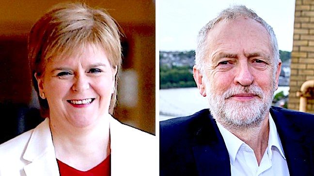 Nicola Sturgeon/Jeremy Corbyn