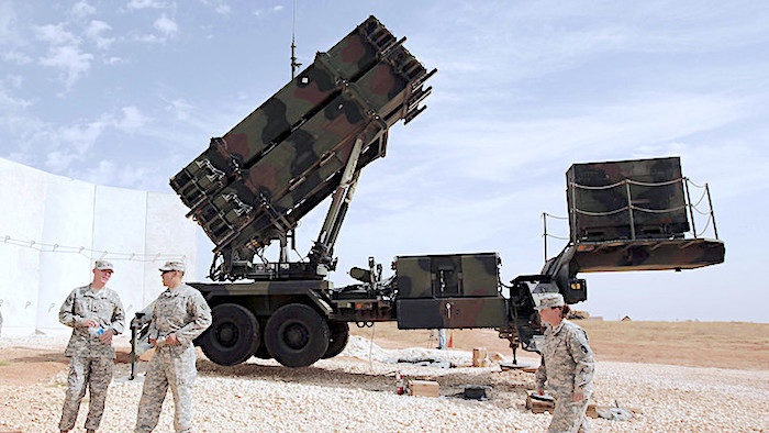 US Patriot missile system
