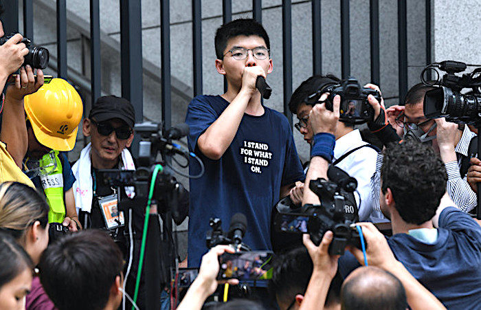 Click to enlarge Joshua Wong