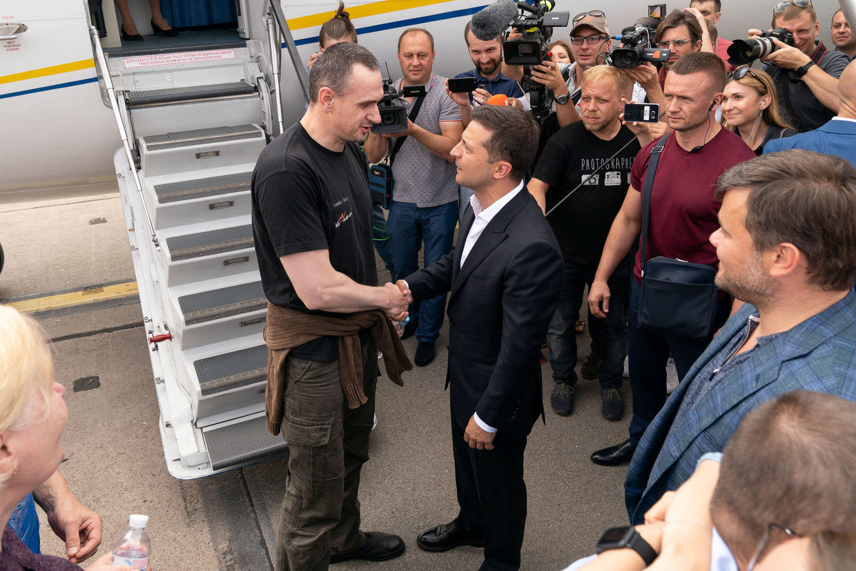 Click to enlarge Zelensky Sentsov prisoner exchange russia ukraine