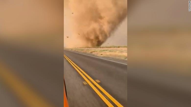 Tornado in Davis, California