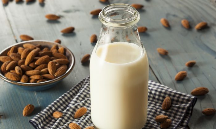 Click to enlarge almond milk