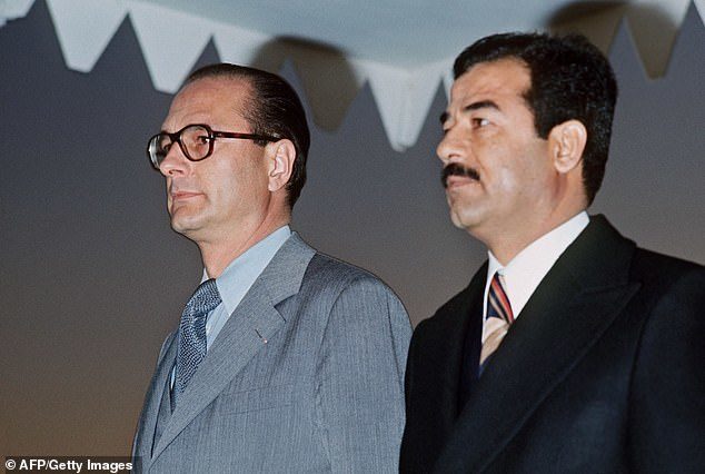Click to enlarge saddam and chirac