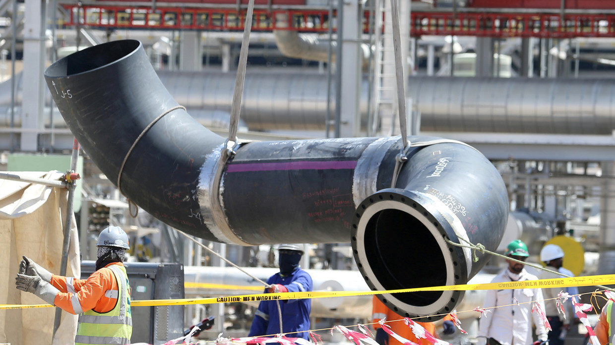 saudi arabia aramco oil repairs