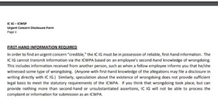 Click to enlarge disclosure form changes