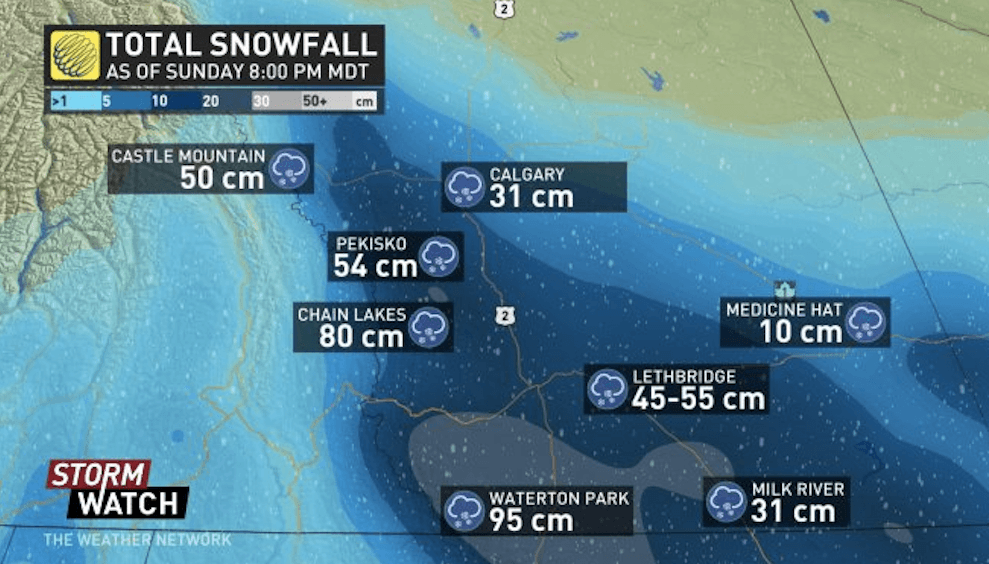 Click to enlarge snow map