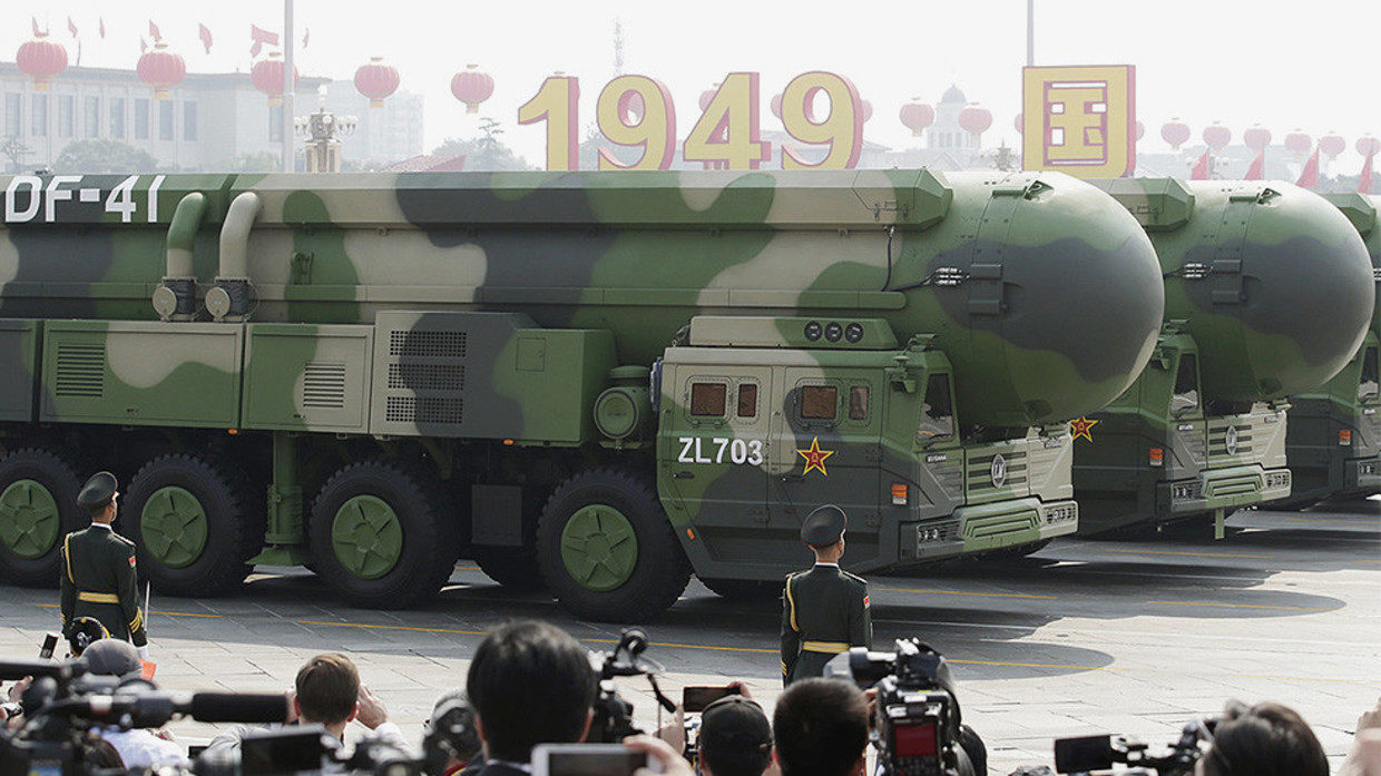 DF-41 intercontinental ballistic missiles