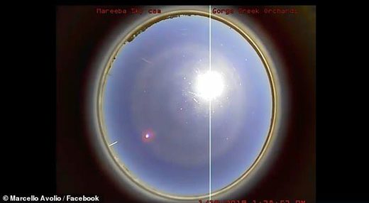 Click to enlarge Queensland meteor fireball