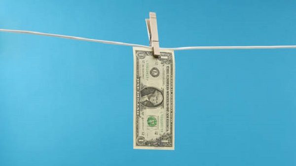 US dollar on a line