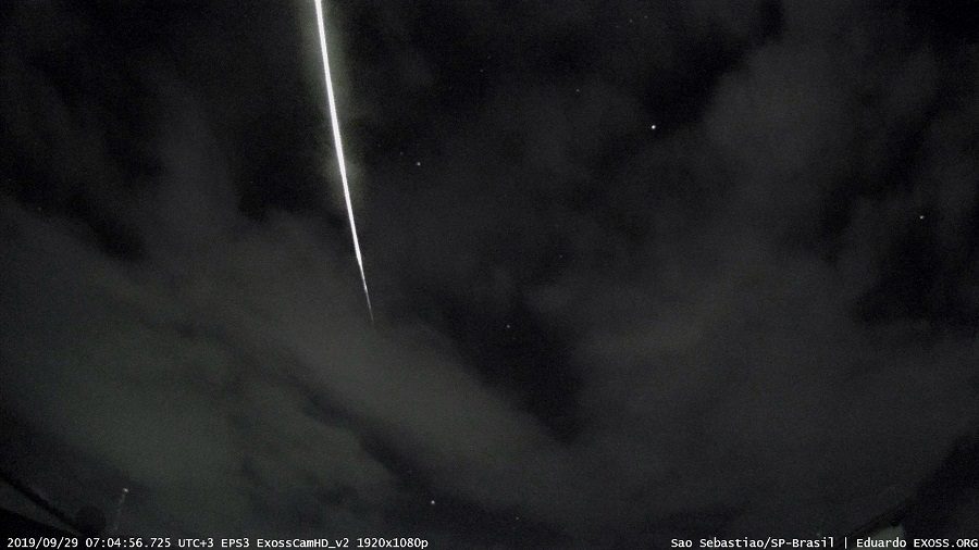 Fireball over Sao Paulo, Brazil