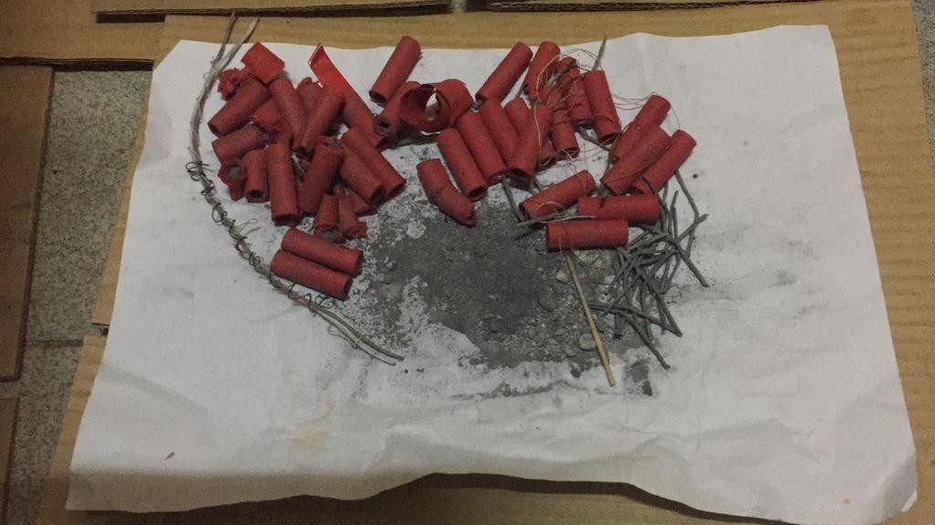 firecrackers seized hong kong