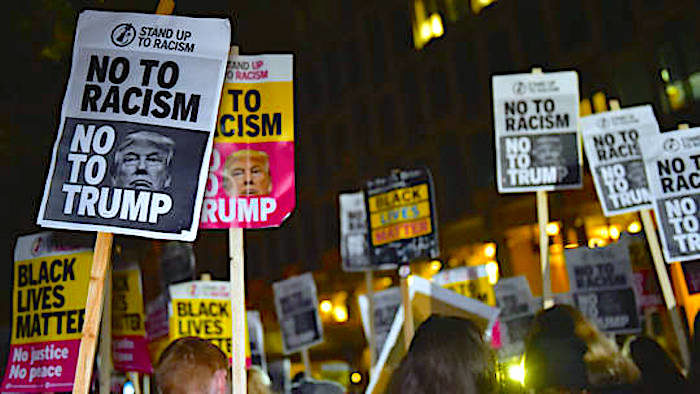 Click to enlarge protesters