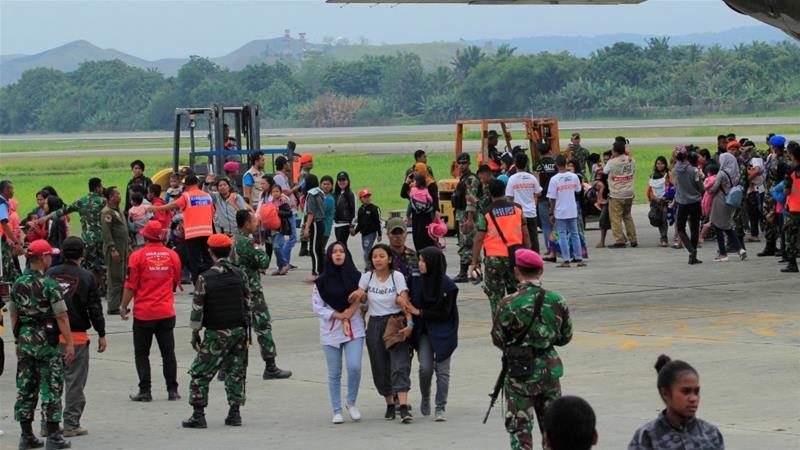 Indonesia Papua residents violence airport