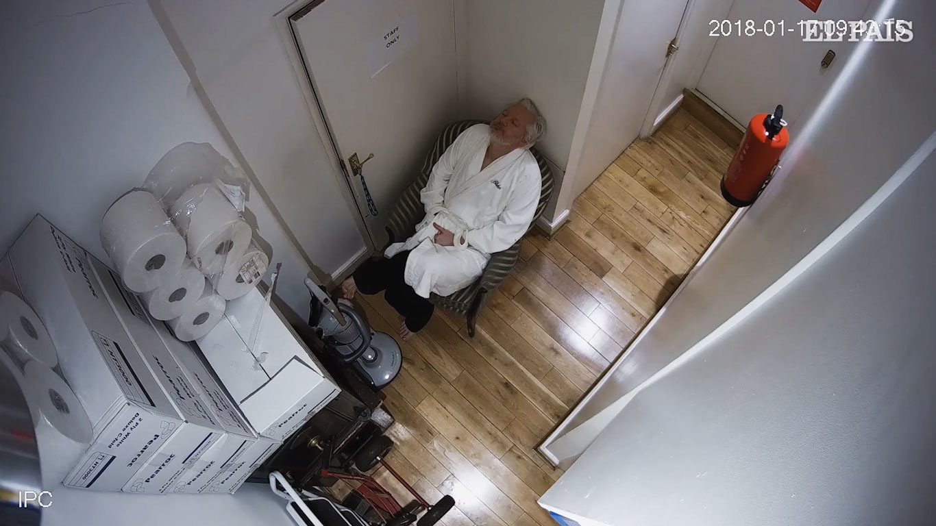 surveillance assange embassy