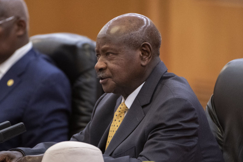 Click to enlarge Ugandan President Yoweri Museveni