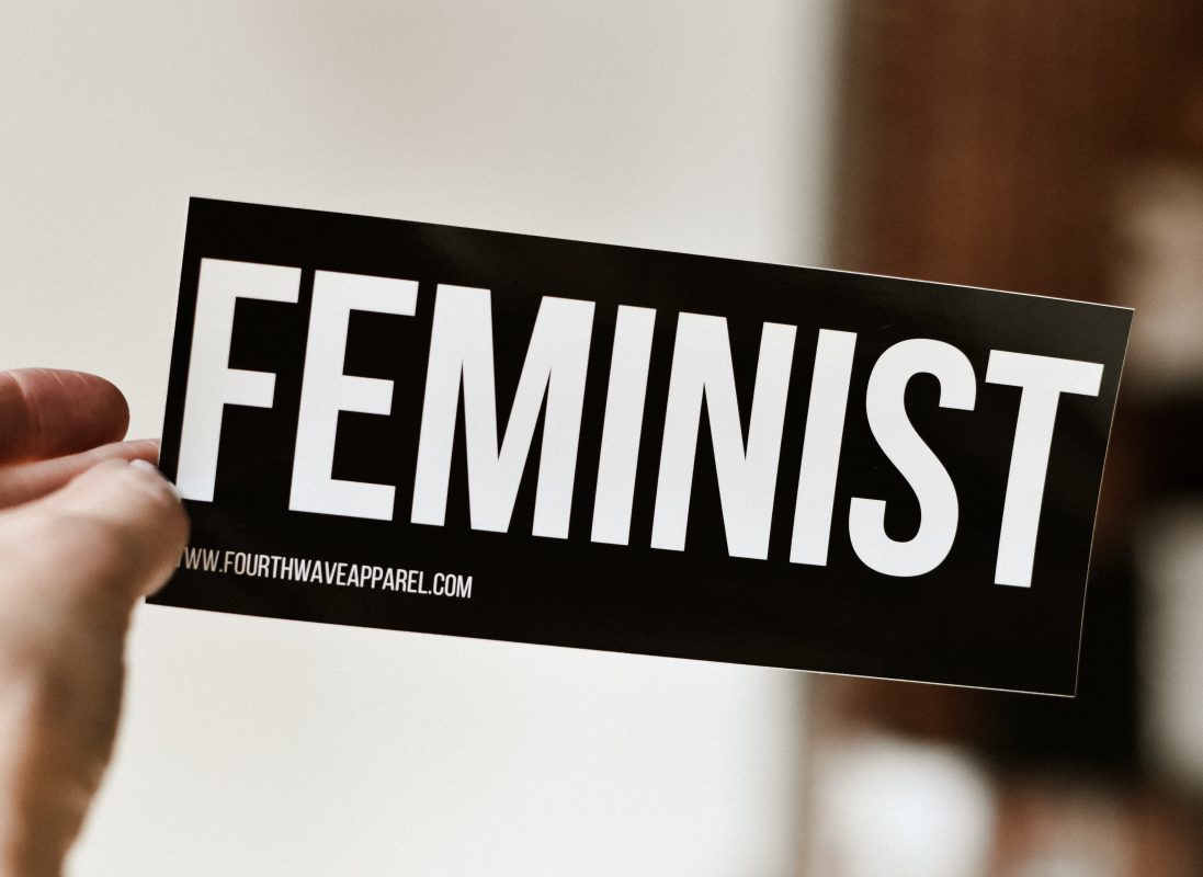 Feminist sticker
