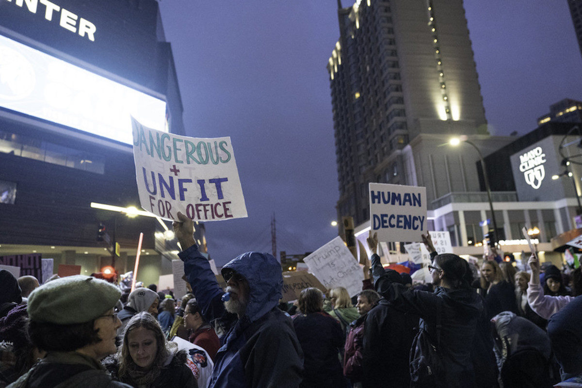 Minnesota Trump protest