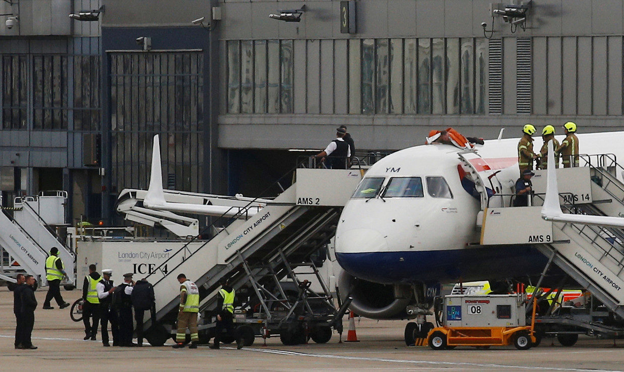 Click to enlarge man on plane