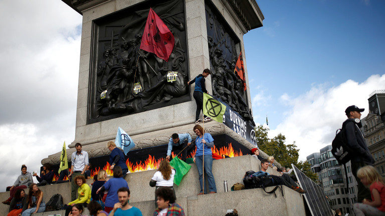 Extinction Rebellion protesters