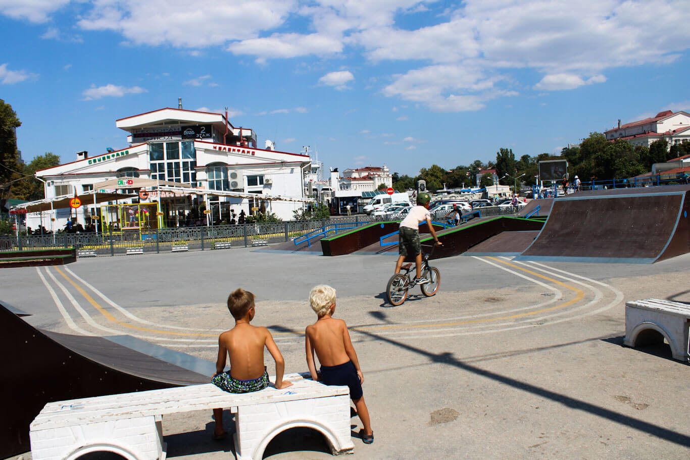 skate park in Sevastopool