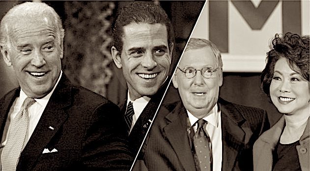 JoeHunterBiden,MitchMcConnelElaineChao