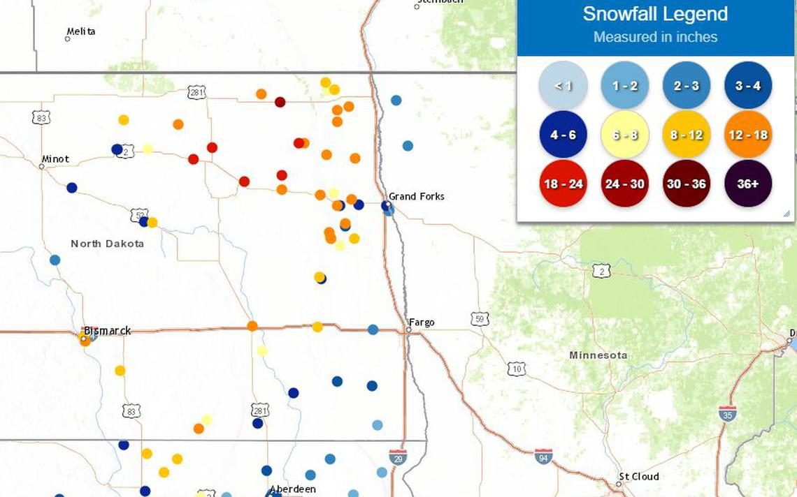 SNOW MAP
