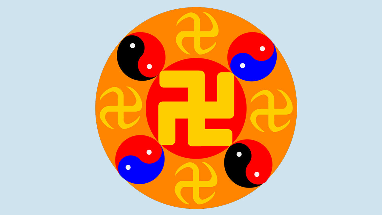 Click to enlarge falum gong logo symbol