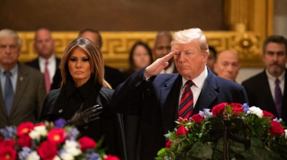 trump salute