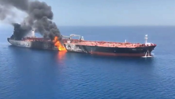 iranian oil tanker red sea