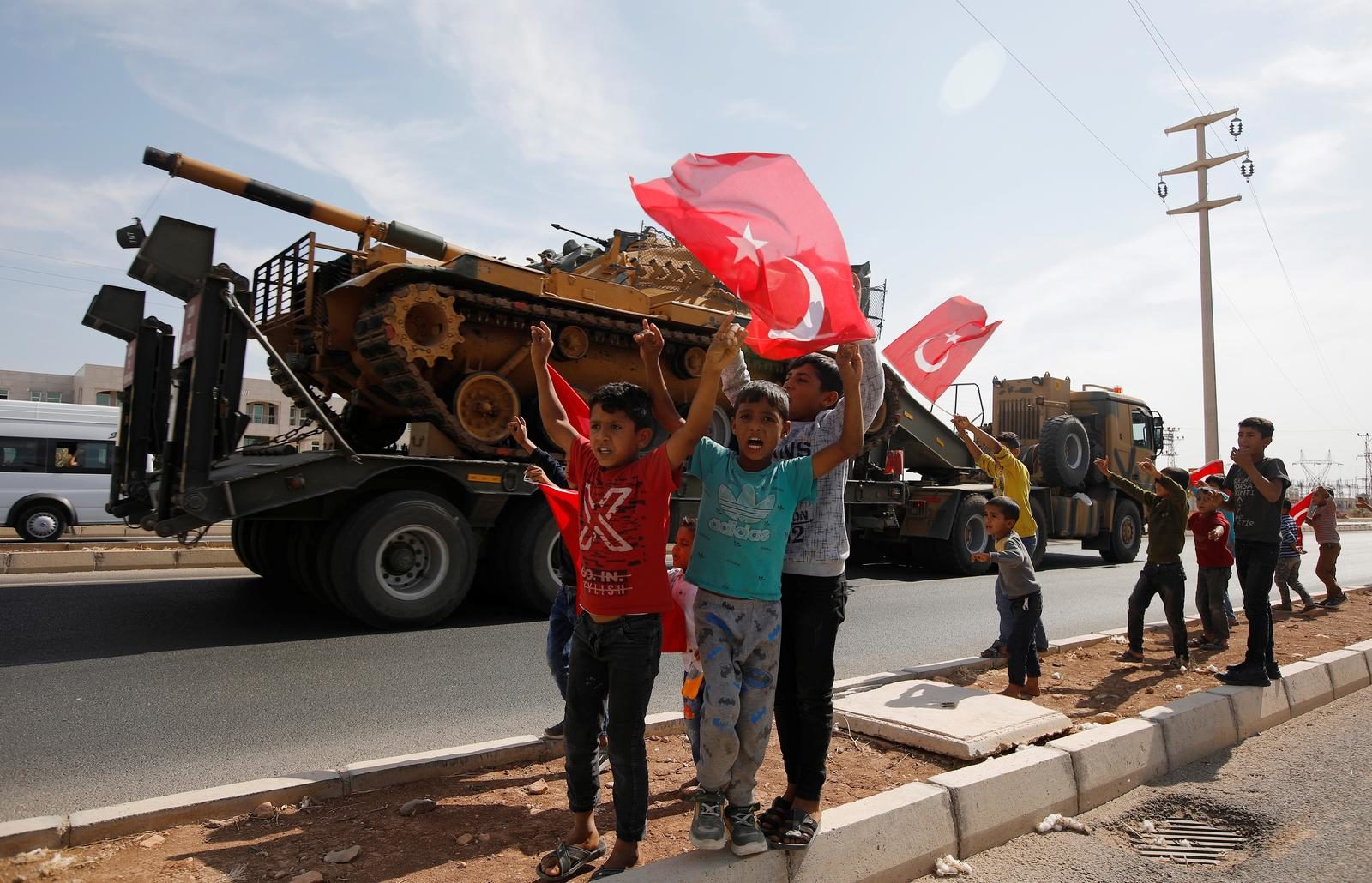 Click to enlarge turkish children flag
