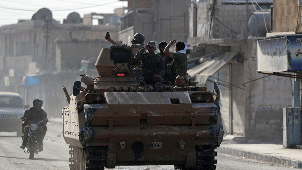 Click to enlarge Turkey-backed militias in Syria