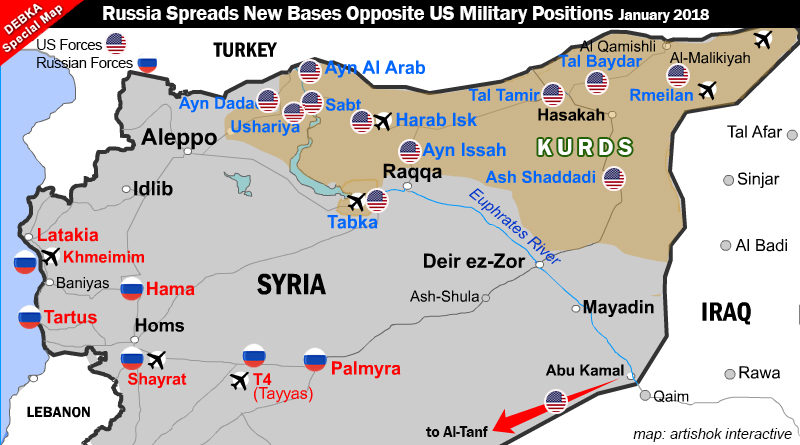 US  military bases syria