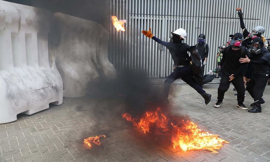 Click to enlarge Hong Kong black bloc
