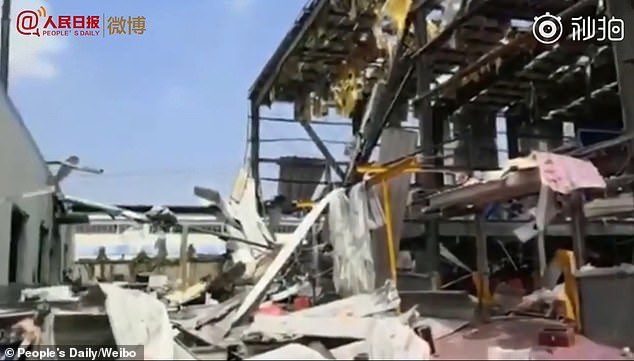 Click to enlarge chemical factory explosion Yulin China