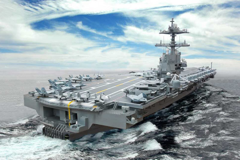 Click to enlarge aircraft carrier gerald ford