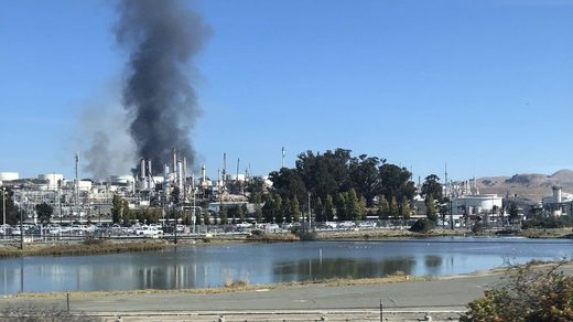 Chemical plant explostion NuStar Rodeo California
