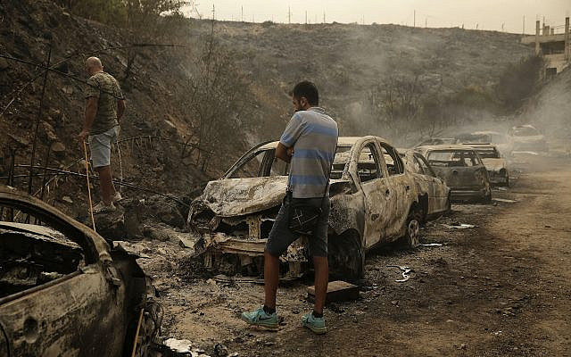 Lebanon wildfires
