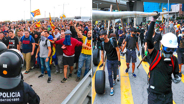 Catalonia/HongKong protests