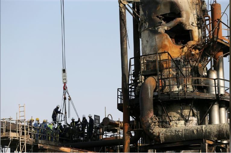 attack aramco oil saudi arabia damage